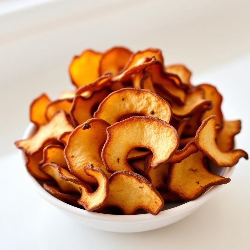 Air Fryer Apple Chips for Dogs, homemade dog recipe