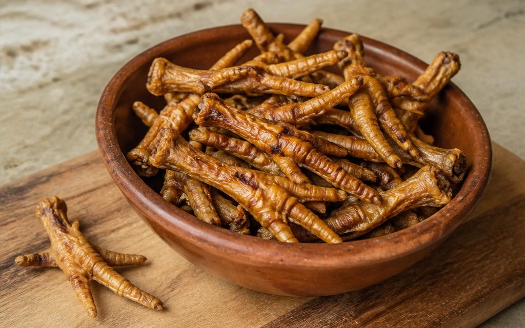 Air Fryer Chicken Feet for Dogs, homemade dog recipe