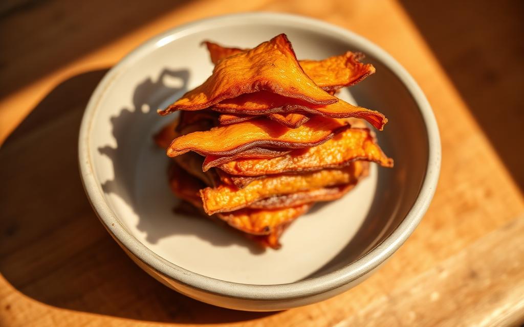 Air-Fryer Sweet Potato Chews, homemade dog recipe