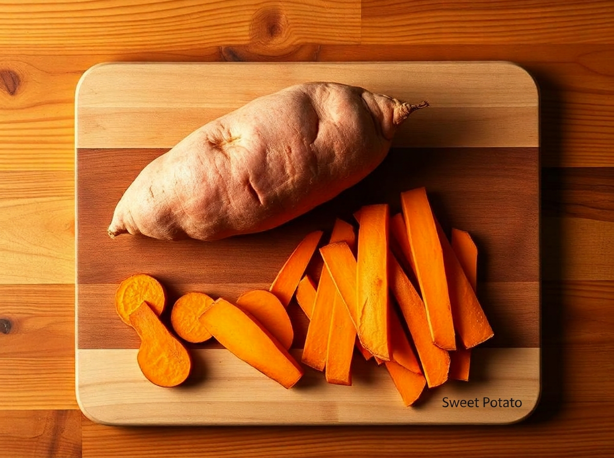 Ingredients for Air-Fryer Sweet Potato Chews