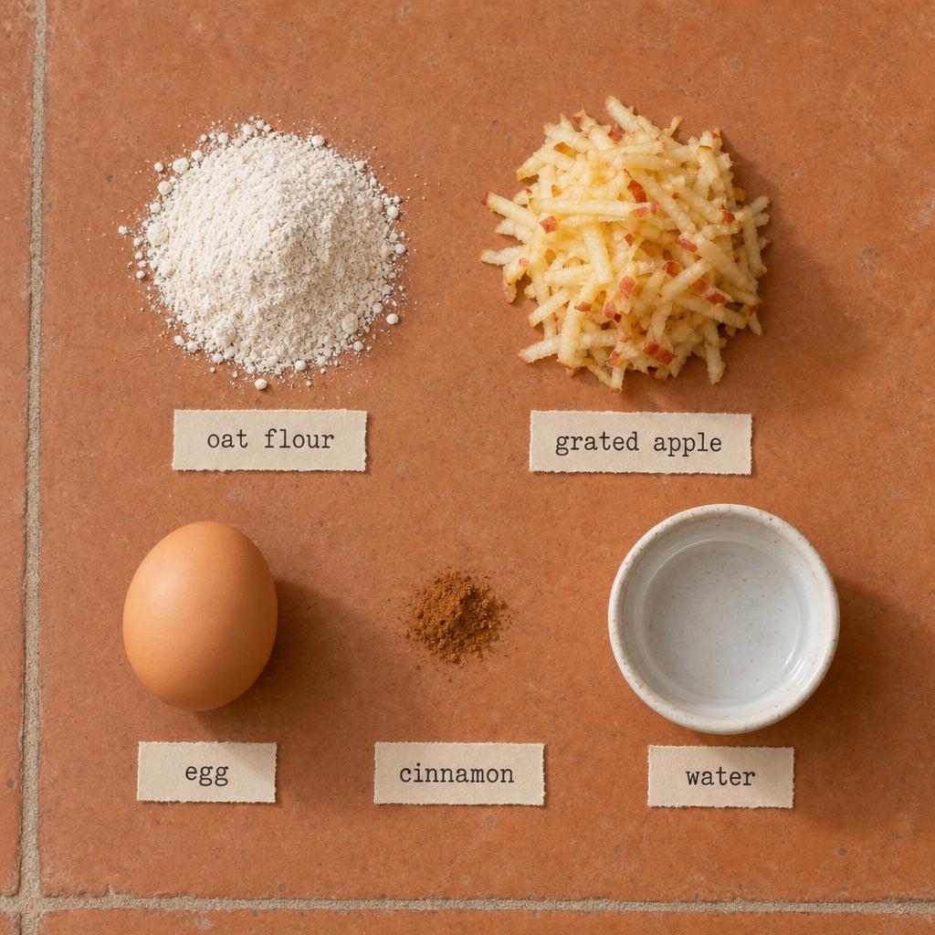 Ingredients for Apple Cinnamon Dog Waffles