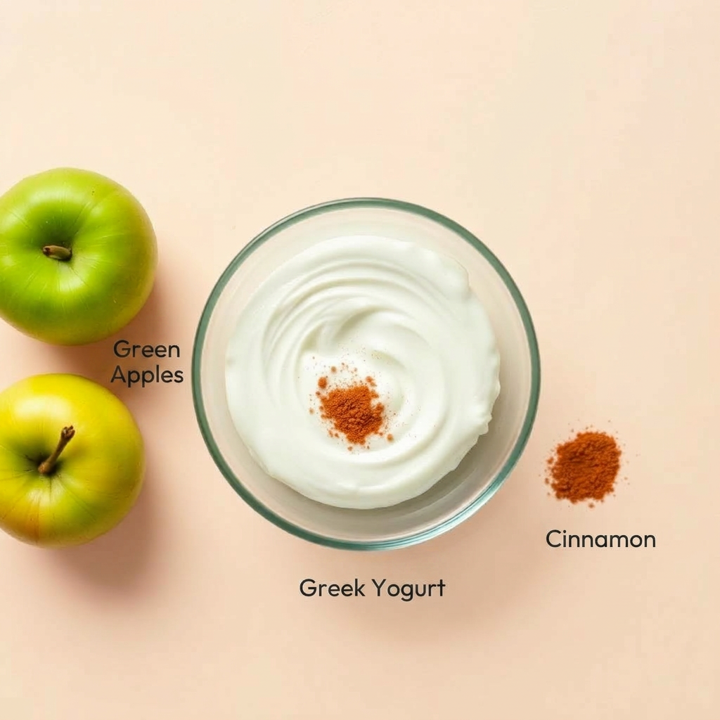 Ingredients for Apple Cinnamon Frozen Yogurt Dog Treats