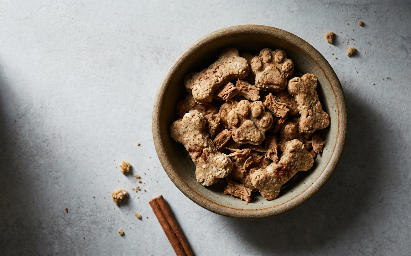 Apple Peanut Butter Dog Treats, homemade dog recipe