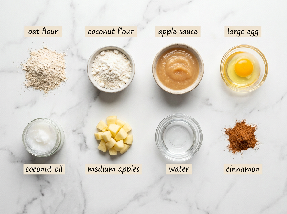 Ingredients for Apple Pie for Dogs