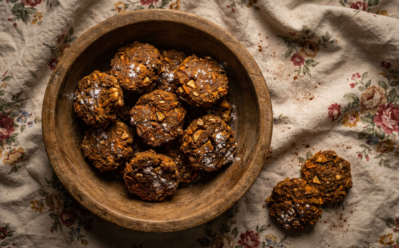 Apple Pumpkin Dog Treats, homemade dog recipe