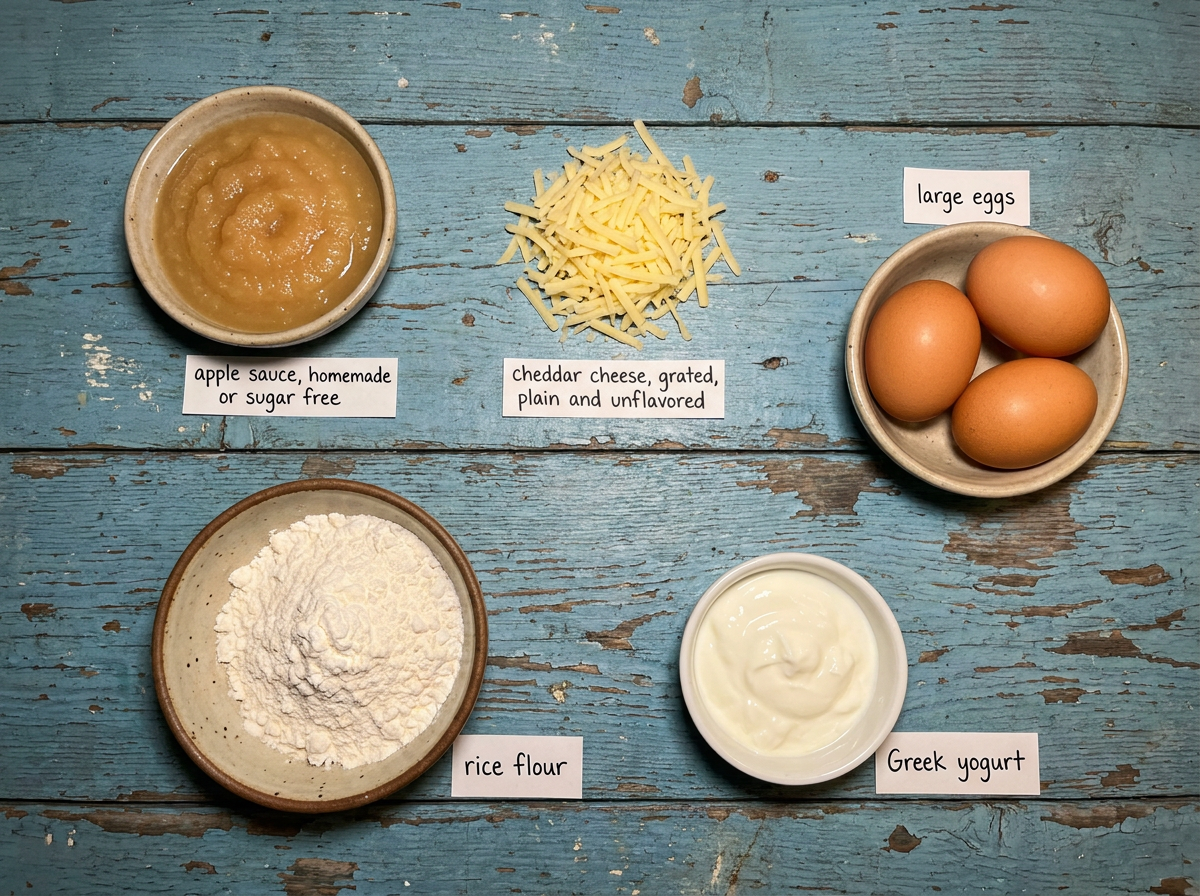 Ingredients for Apple Pupcakes