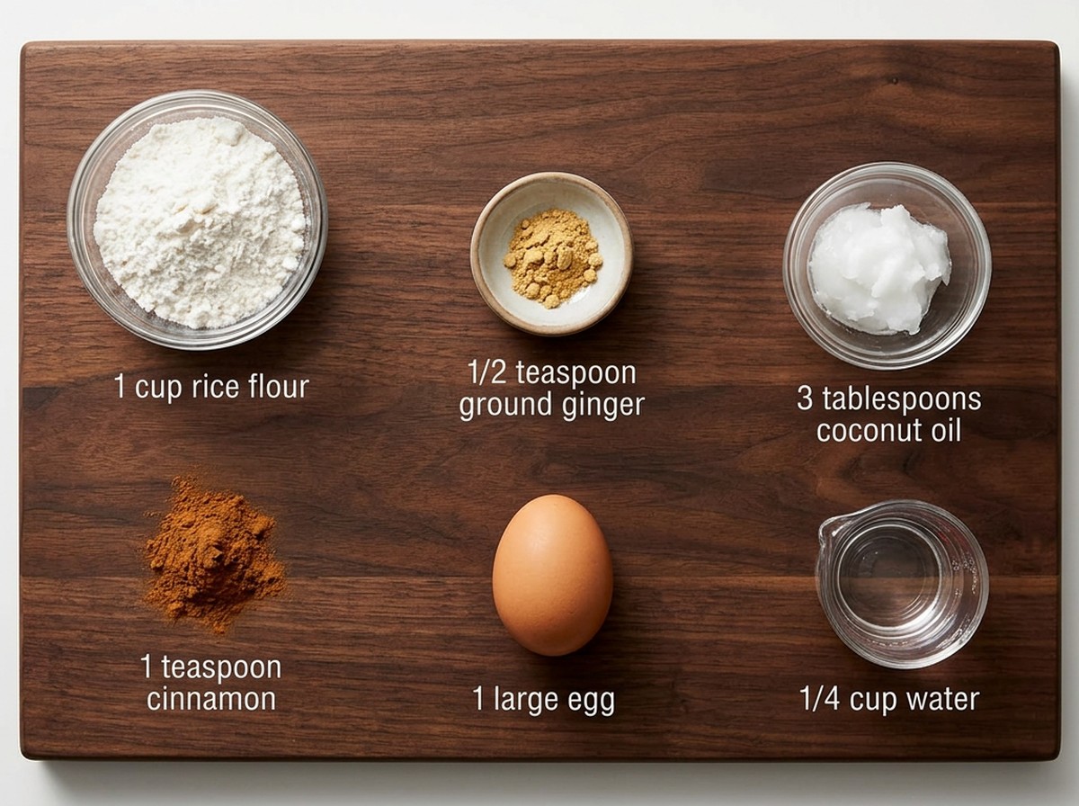 Ingredients for Baked Cinnamon Dog Treats