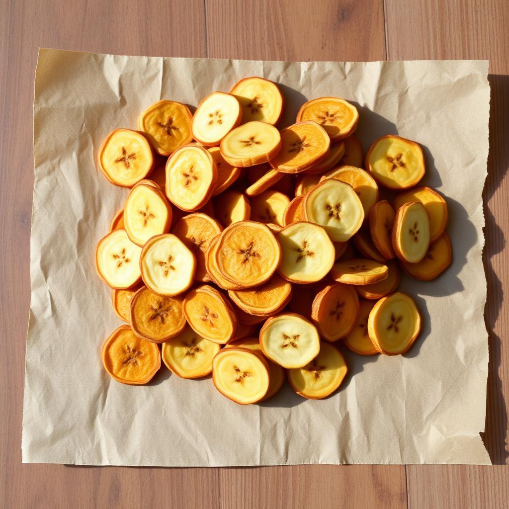 Banana Chips for Dogs, homemade dog recipe