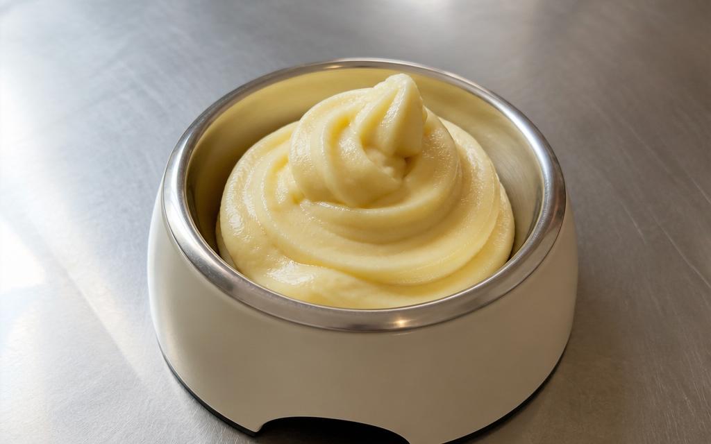 Banana Dog Ice Cream, homemade dog recipe