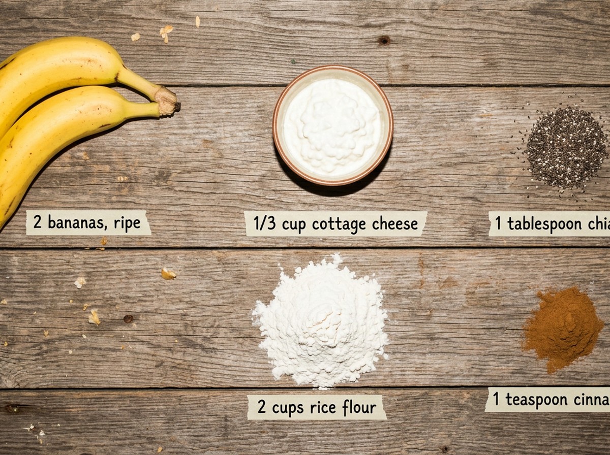 Ingredients for Banana Dog Treats