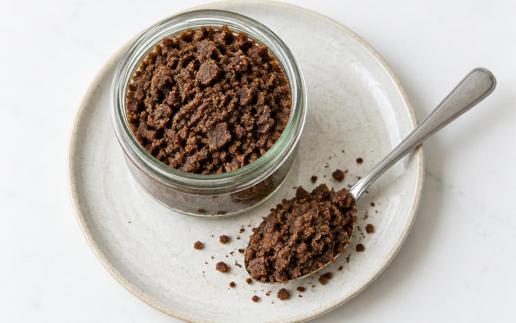 Beef Liver Crumble Dog Topper, homemade dog recipe