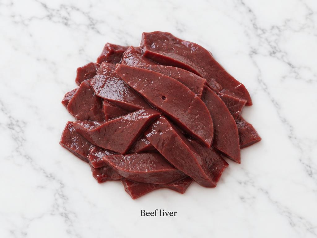 Ingredients for Beef Liver Crumble Dog Topper
