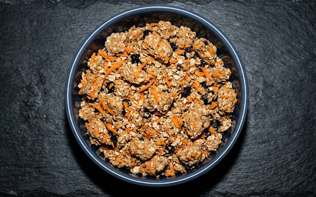 Blueberry Carrot Dog Treats, homemade dog recipe