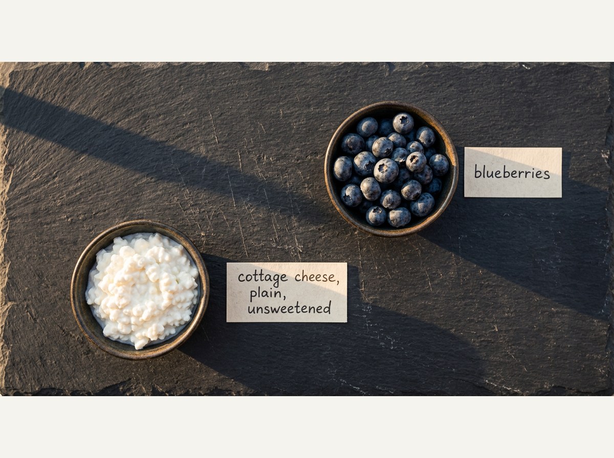 Ingredients for Blueberry Dog Ice Cream Recipe