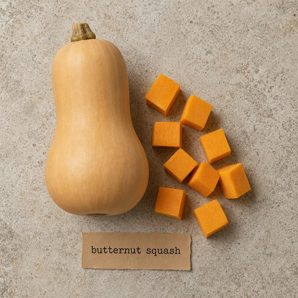 Ingredients for Butternut Squash Puree for Dogs