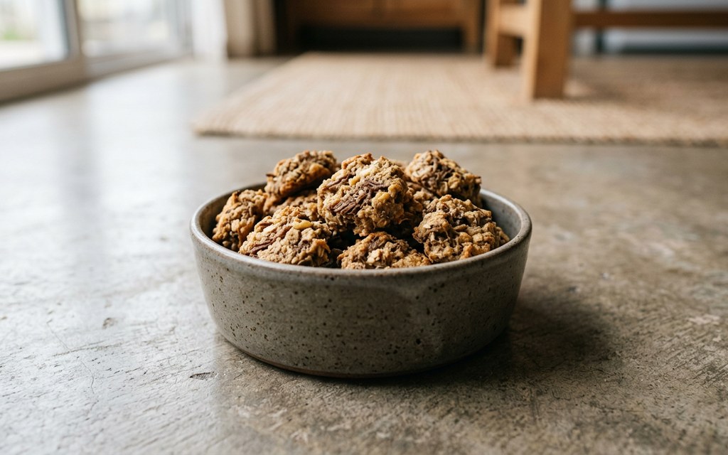 Cheesy Beef Treats For Dogs, homemade dog recipe
