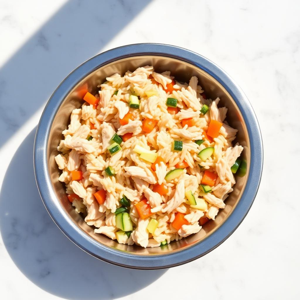 Chicken and Rice Dog Food Recipe, homemade dog recipe