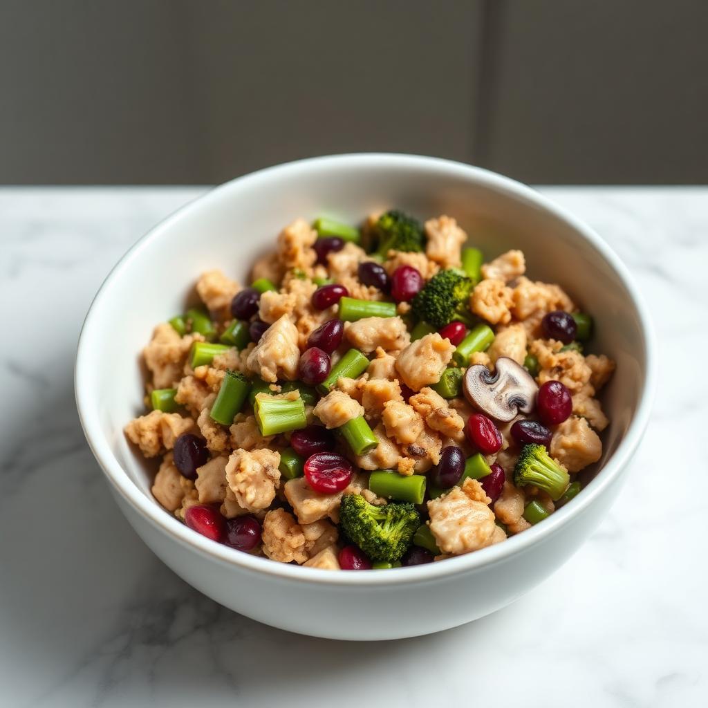 Chicken Dinner for Dogs, homemade dog recipe