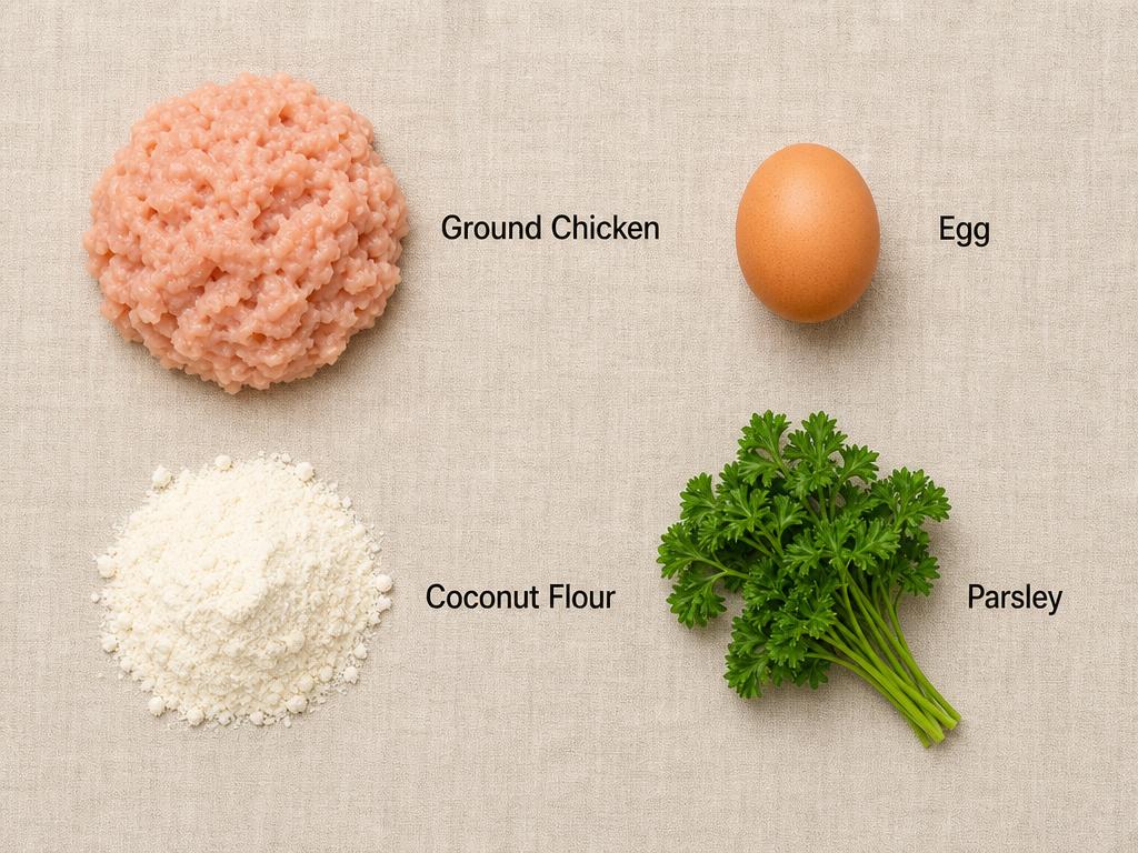 Ingredients for Chicken Dog Biscuits (Low Carb)