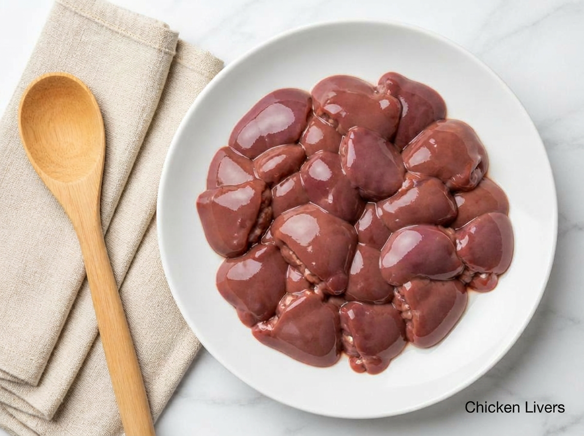 Ingredients for Chicken Liver Cat Topper