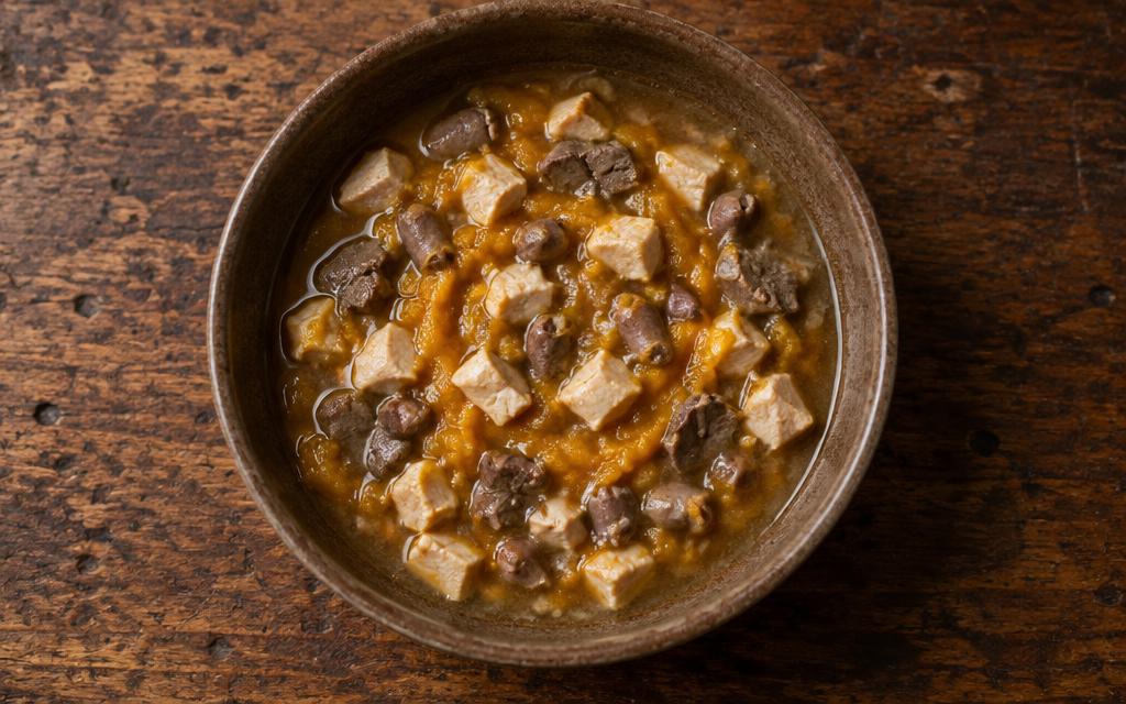 Chicken Liver & Heart Cat Stew, homemade cat recipe