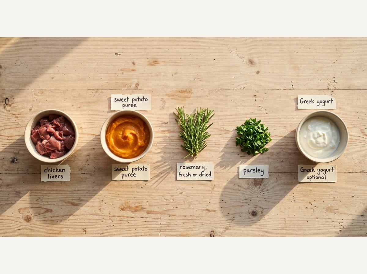 Ingredients for Chicken Liver Pate For Dogs