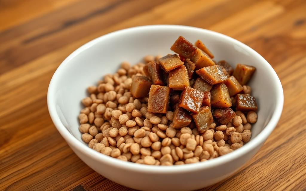 Cooked Chicken Liver Topper, homemade dog recipe
