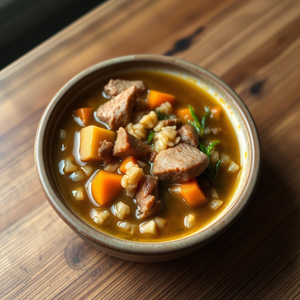 Chicken Liver Vegetable Stew, homemade dog recipe