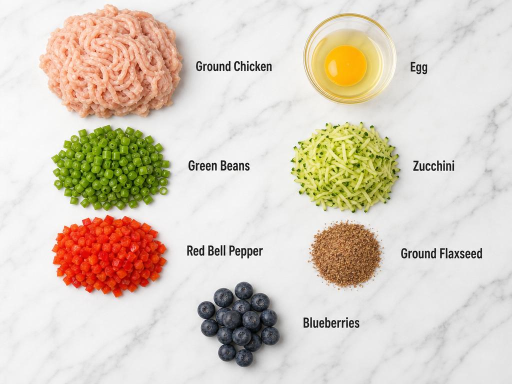 Ingredients for Chicken Meatloaf For Dogs
