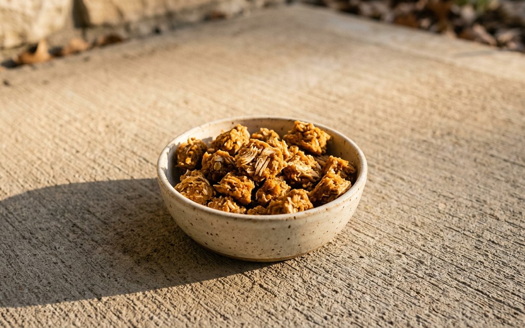Chicken Pumpkin Cat Treats, homemade cat recipe