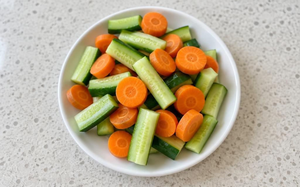 Cucumber Crunch Dog Training Bites, homemade dog recipe