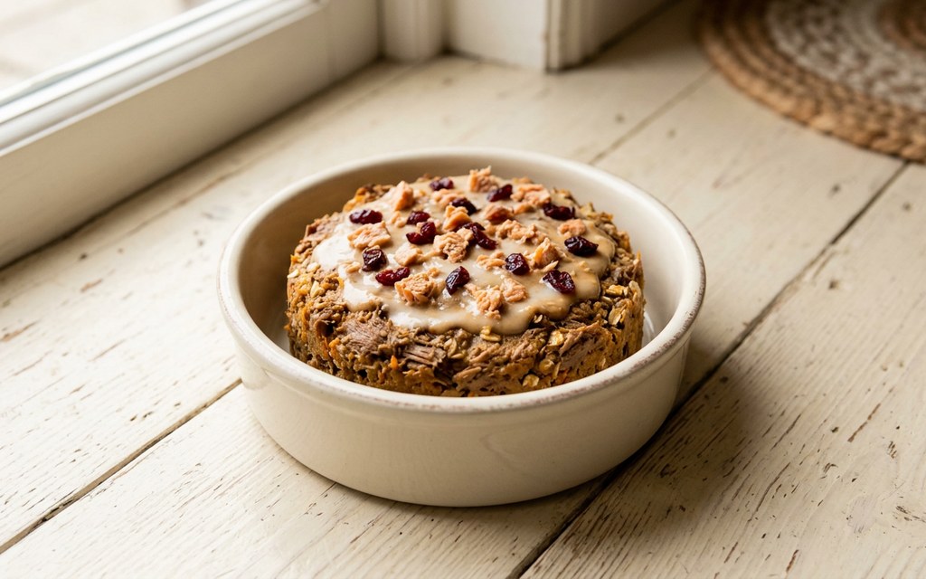 Dog Christmas Cake, homemade dog recipe
