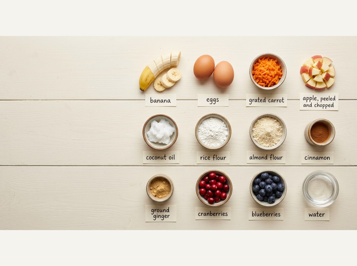 Ingredients for Dog Christmas Cake