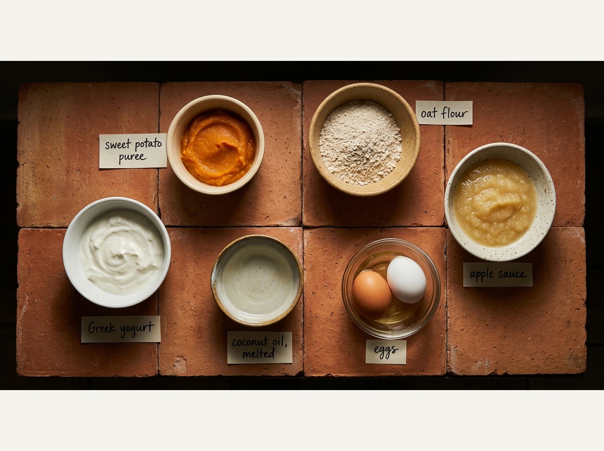 Ingredients for Dog Sweet Potato Cake