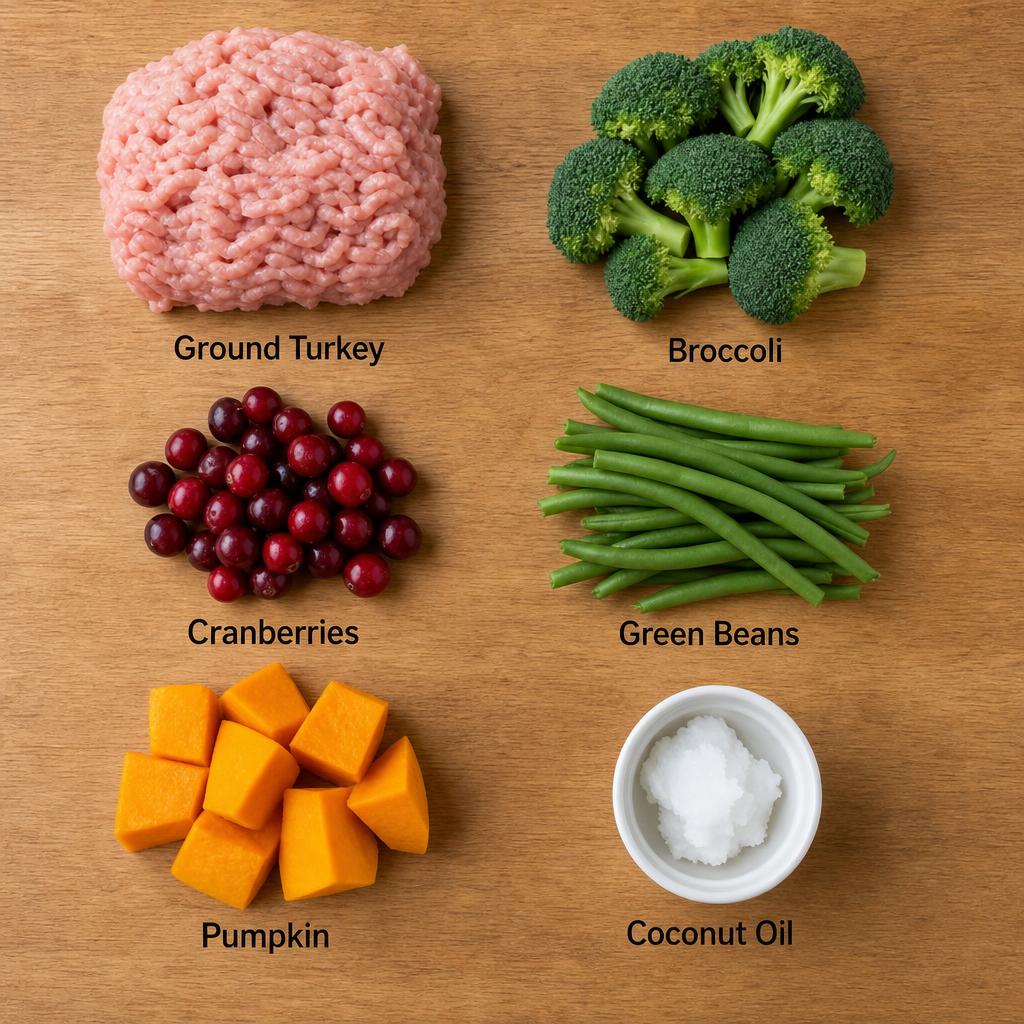 Ingredients for Dog Thanksgiving Dinner