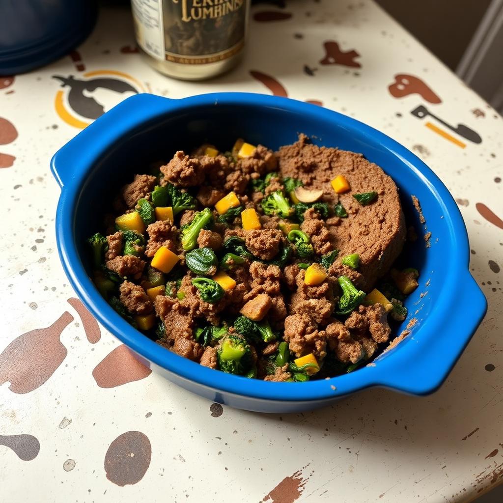 Doggie Meatloaf, homemade dog recipe