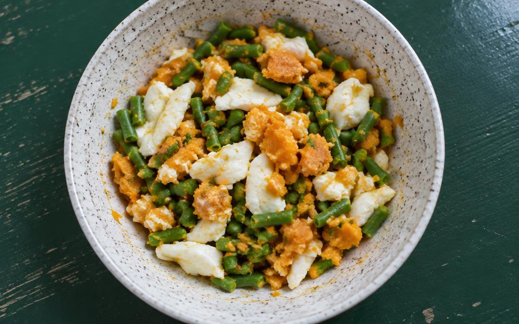 Egg White & Sweet Potato Dog Bowl, homemade dog recipe
