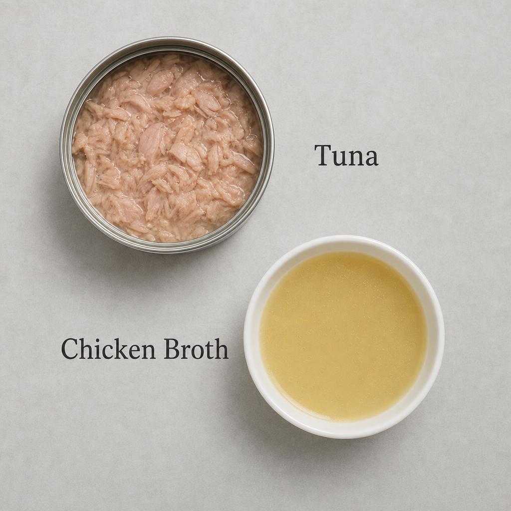 Ingredients for Frozen Tuna Purée Cubes