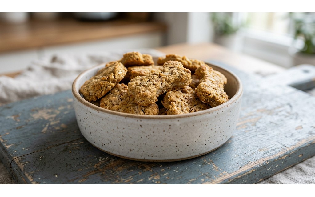 Ginger Dog Biscuits, homemade dog recipe