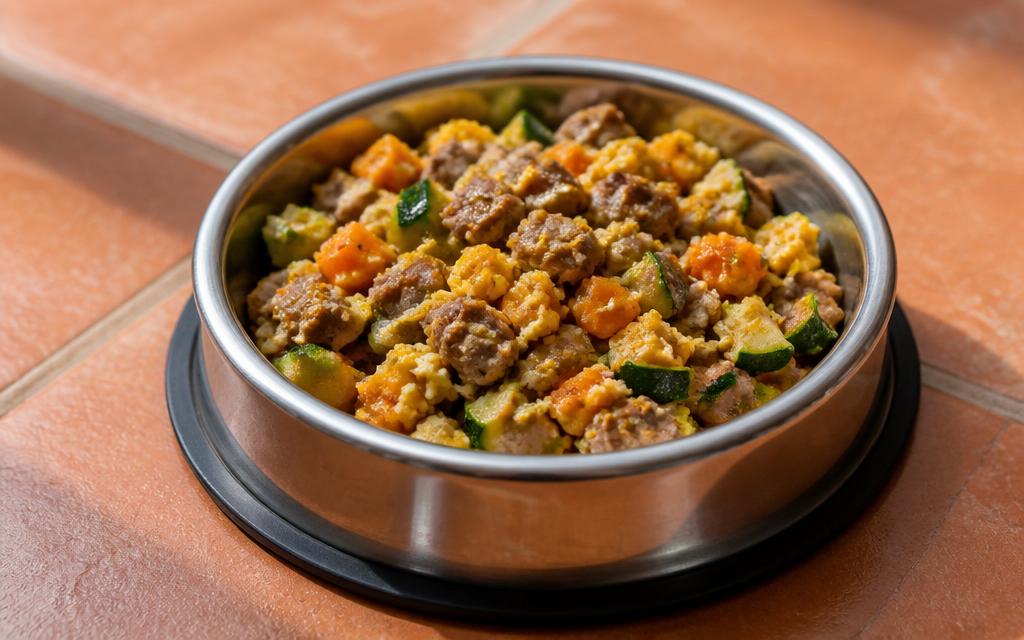 Goat Meat Dog Food, homemade dog recipe