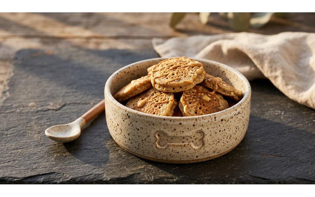 Grain Free Pancakes for Dogs, homemade dog recipe