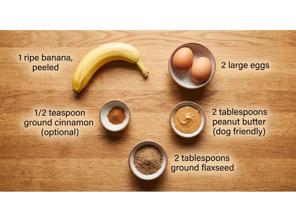 Ingredients for Grain Free Pancakes for Dogs