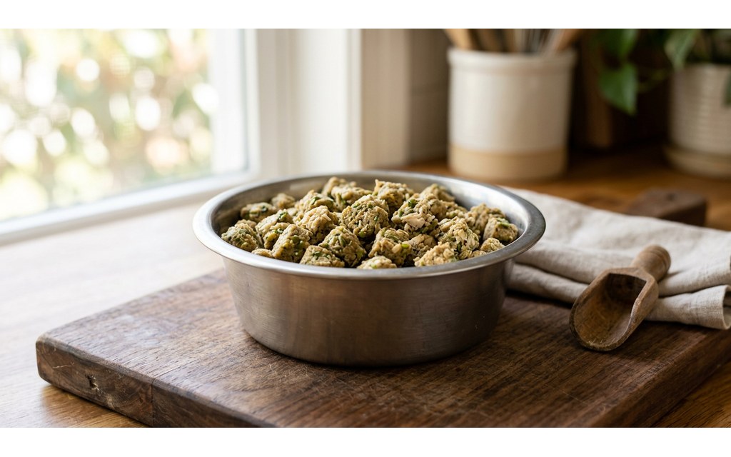 Green Bean Dog Treats, homemade dog recipe