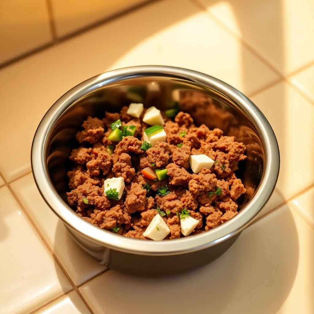 Ground Beef Dog MeatLoaf, homemade dog recipe