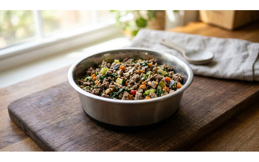 Ground Lamb Dog Food Recipe, homemade dog recipe