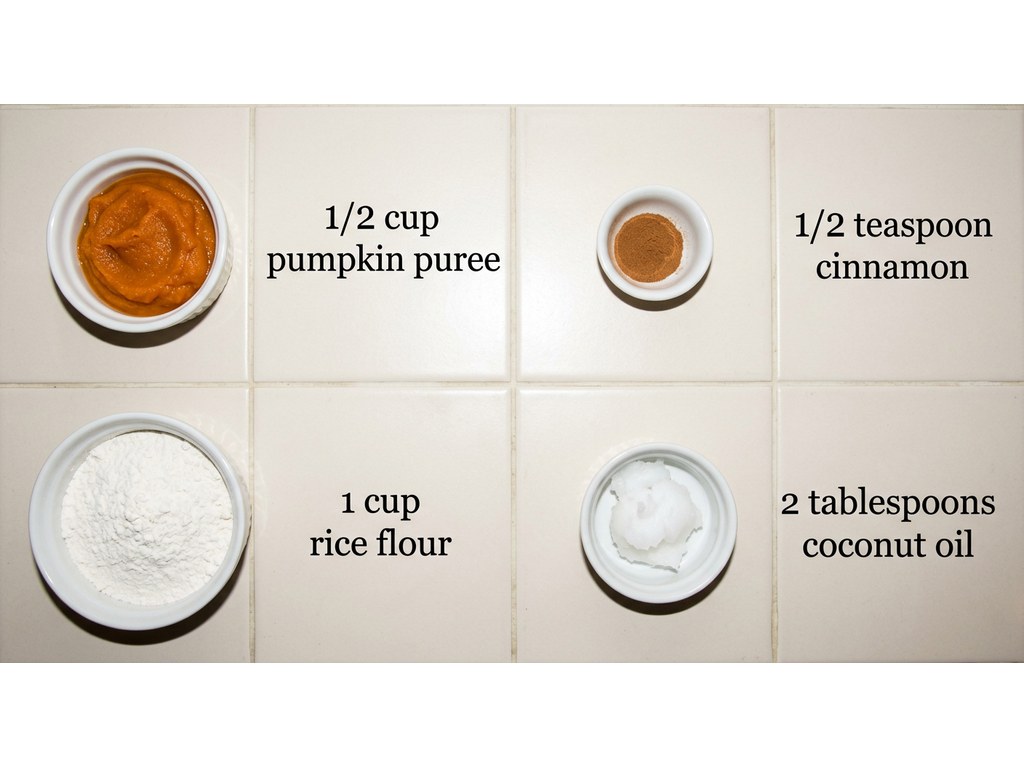 Ingredients for Halloween Dog Treats