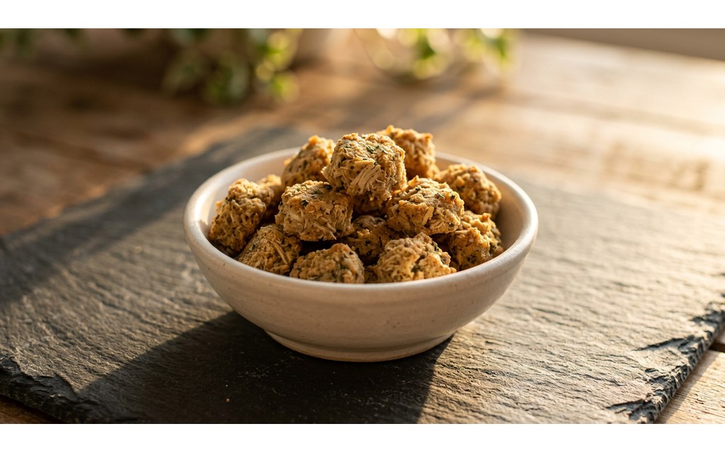 Homemade Chicken Cat Treats, homemade cat recipe