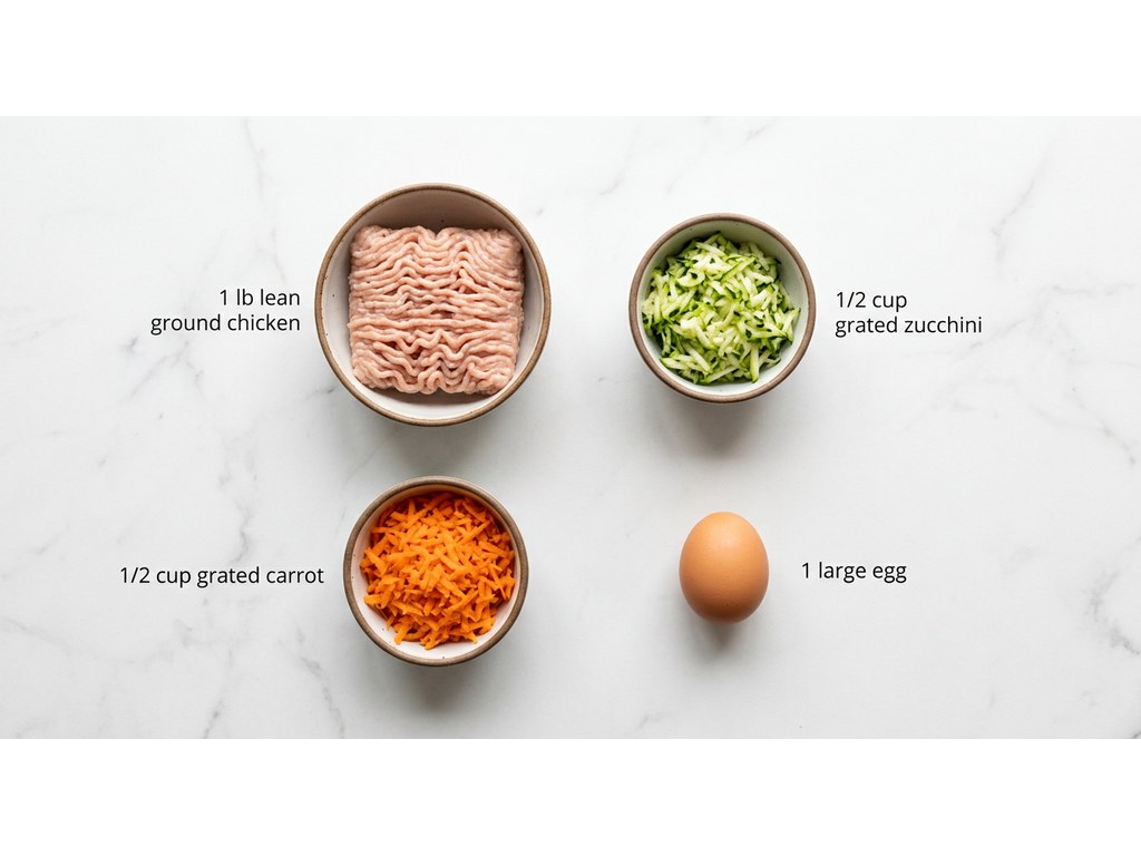 Ingredients for Homemade Chicken Dog Treats