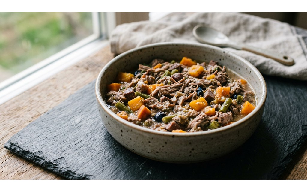 Homemade Lamb Stew For Dogs, homemade dog recipe