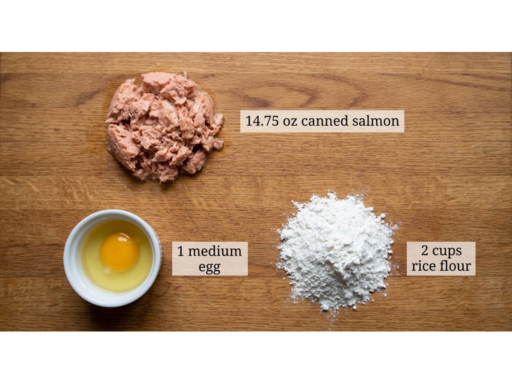 Ingredients for Salmon Cat Treats